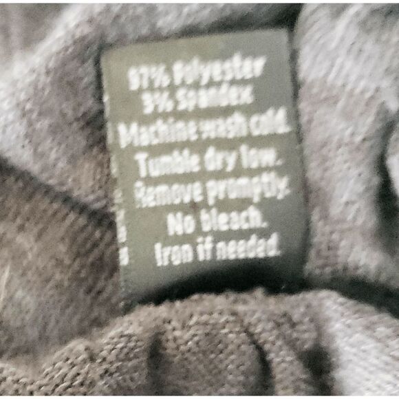 Win Win Grey White Double Lace Sleeve Swing Oversize Tunic Top Size L-XL - Picture 4 of 5